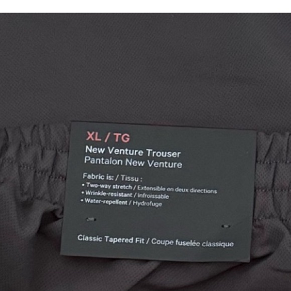 Lululemon Athletica NWT New Venture Trouser Pique - Picture 8 of 12